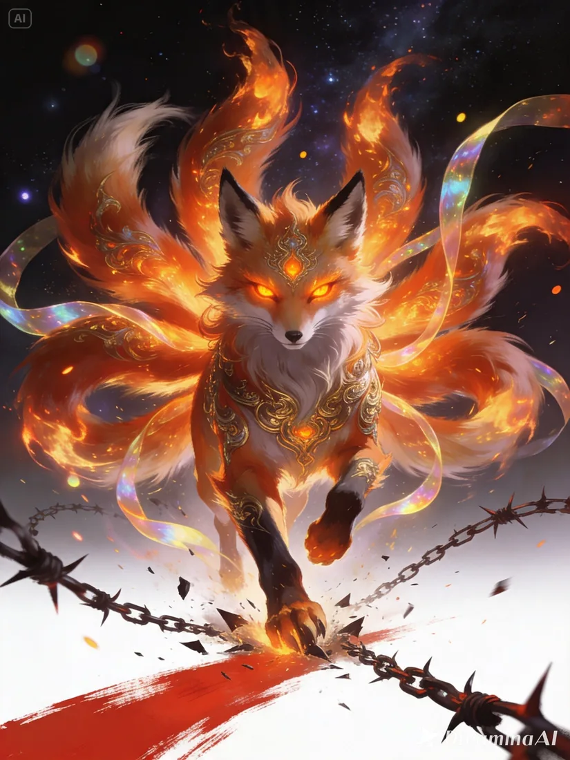 Epic fantasy illustration of a majestic 
