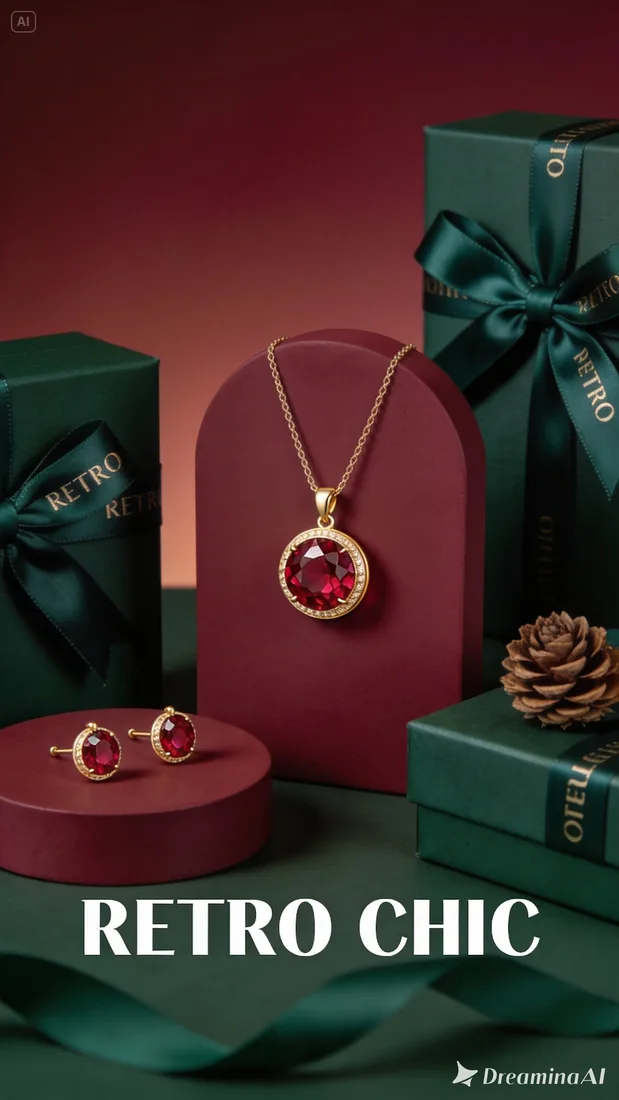Premium luxury jewelry product still lif