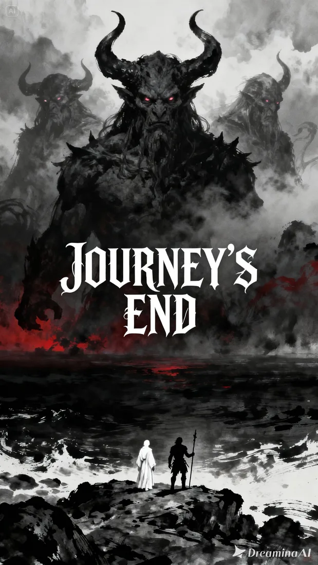 Subject title JOURNEY'S END in sharp,